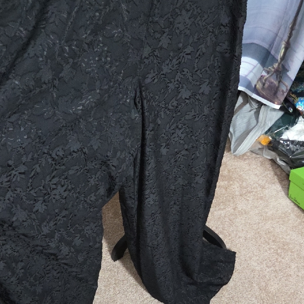 Vince Camuto Black Lace Jumpsuit - Picture 4 of 10